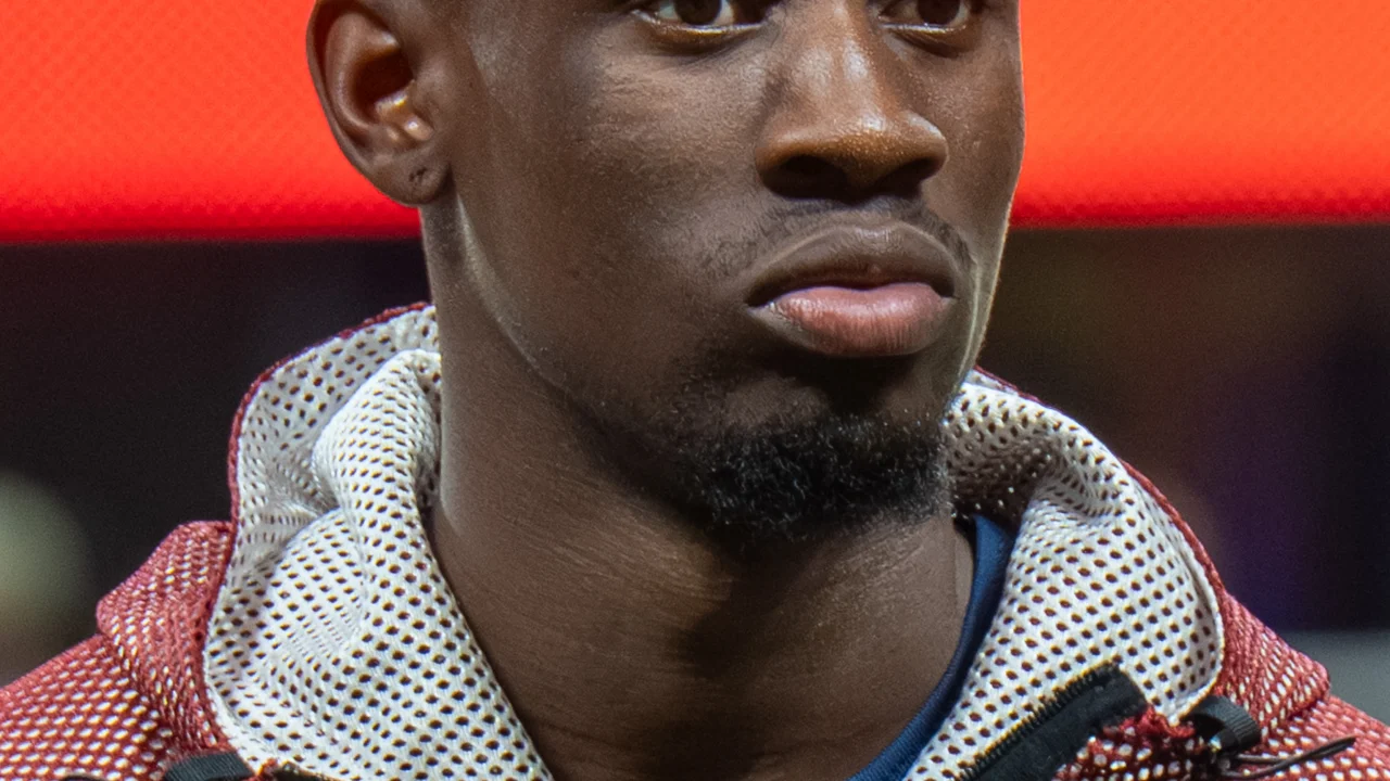 Folarin Balogun con la camiseta de la selección de Estados Unidos durante un partido del Mundial.