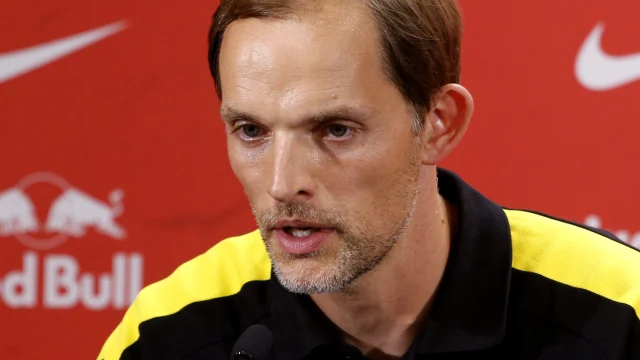 Thomas Tuchel, entrenador de la selección de Inglaterra, durante un partido del Mundial 2026.