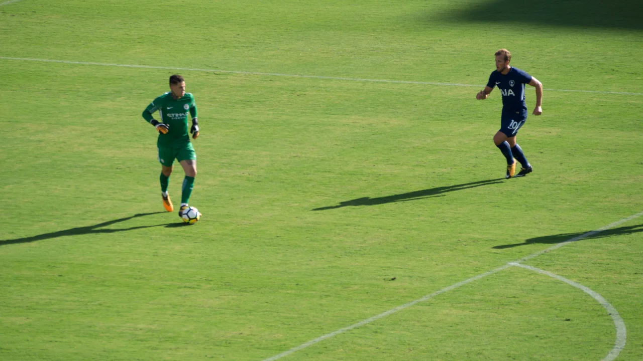 Harry Kane, delantero del Bayern Munich, durante un entrenamiento con el equipo alemán.