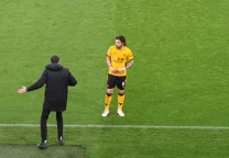 Ruben Neves con la camiseta de Al-Hilal durante un partido de la Saudi Pro League