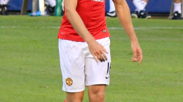 Michael Carrick, entrenador de Manchester United, durante un partido de la Premier League.