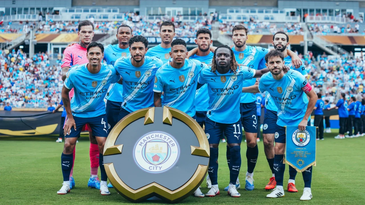 Erling Haaland, delantero del Manchester City, durante un partido de la temporada 2026.