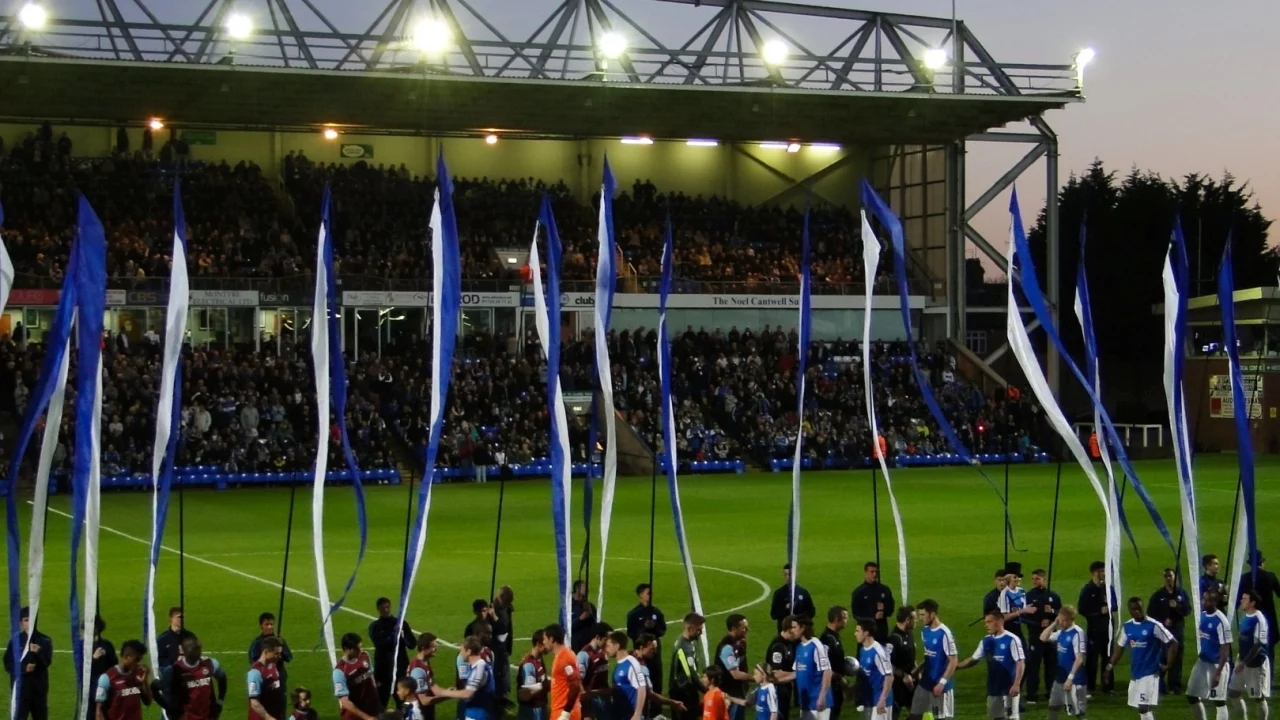 Robbie Savage, entrenador de Peterborough United, durante un partido de la League One.