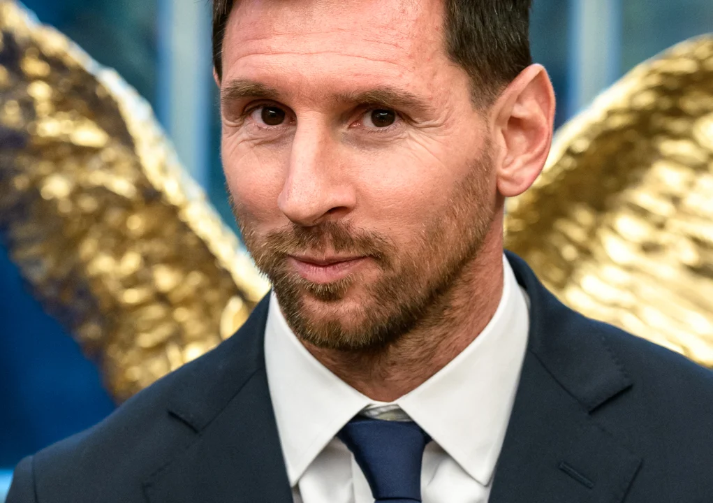 Lionel Messi con la camiseta de Inter Miami durante un partido de la MLS.