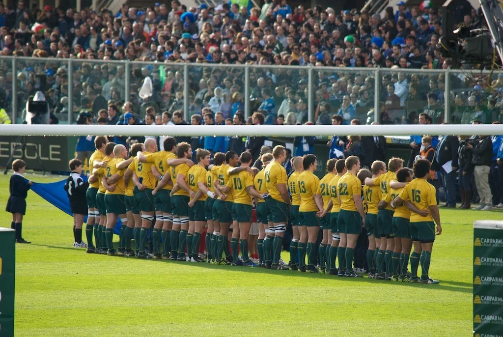 Aicha Sutcliffe, hooker de Glasgow Warriors y de la selección de Escocia, durante un partido de rugby.